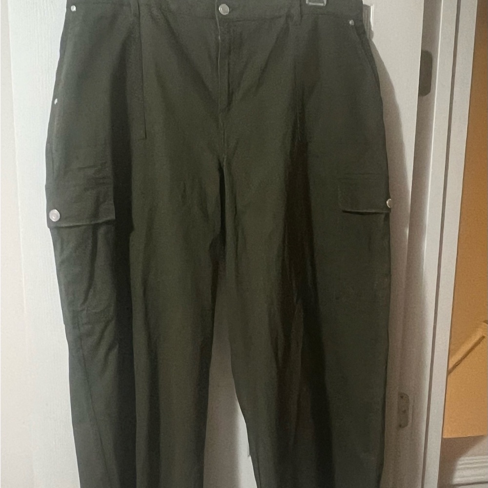 Eloquii Wide Leg Cargo Pants